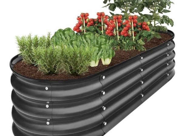 Outdoor Raised Metal Oval Garden Bed only $35.98 shipped (Reg. $70!)